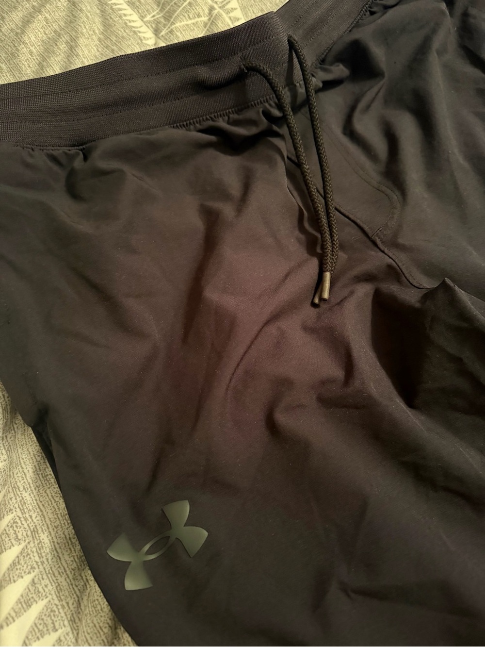 Under Armour Black Men's Jogger Sweatpants - Picture 2 of 3